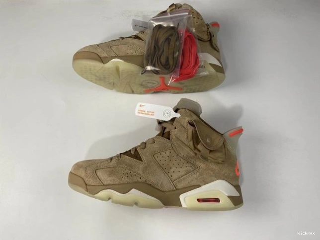 Rep MAX DH0690-200 British Scott Travis Air Retro 6 Khaki Jordan 0704